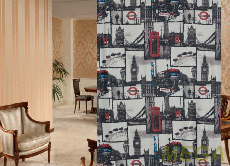 Ткани портьерные Печать  Печать HH ZXY1771-3/280 P Pech