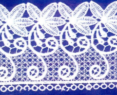 Кружево № 7505266 шир 75мм(уп.9м)