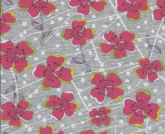 Полотно трикотажное Кулирка 30/1 Оп, набивная на меланже,140гр, рулон(шир180см) 