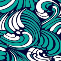 Полотно трикотажное Кулирка 30/1 набивная в рулоне  в Оренбурге
