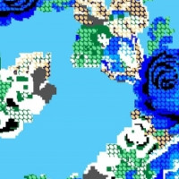 Полотно трикотажное Кулирка 30/1 набивная в рулоне  в Оренбурге